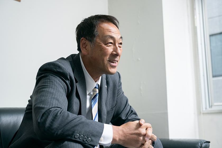 日本プロ野球選手会・森忠仁事務局長 [撮影＝野口岳彦]